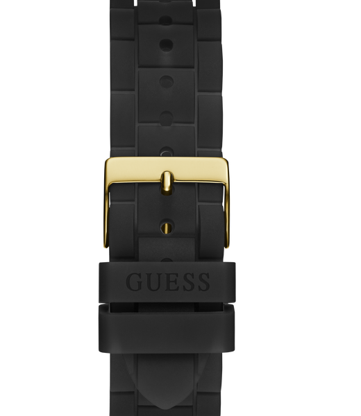 Ladies Black Gold Tone Multi-function Watch