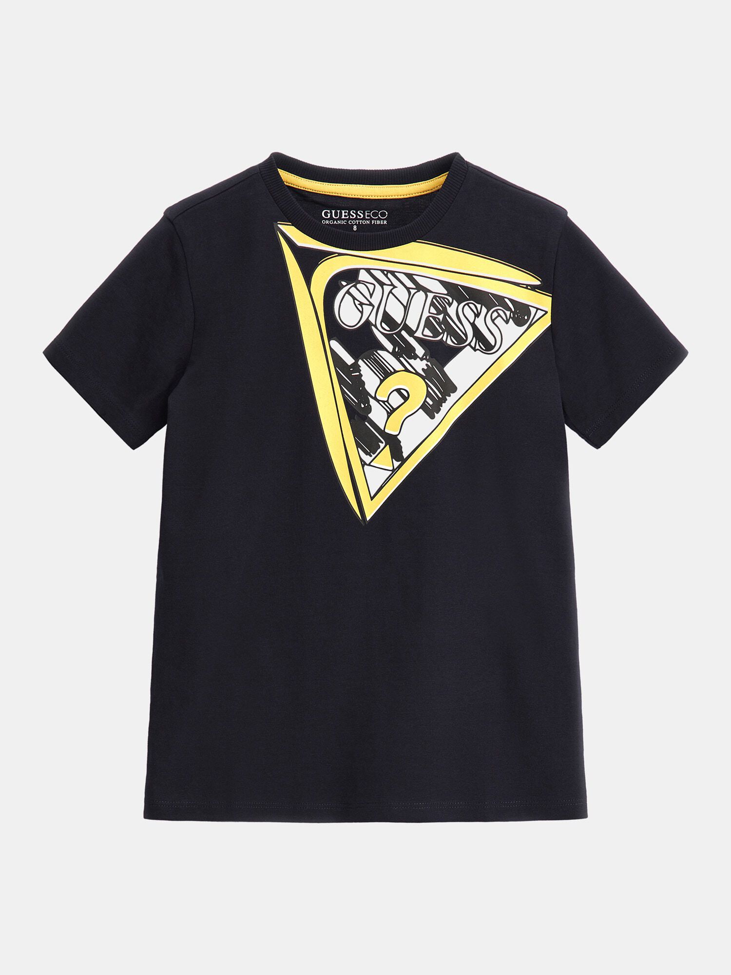Black and yellow guess 2025 shirt