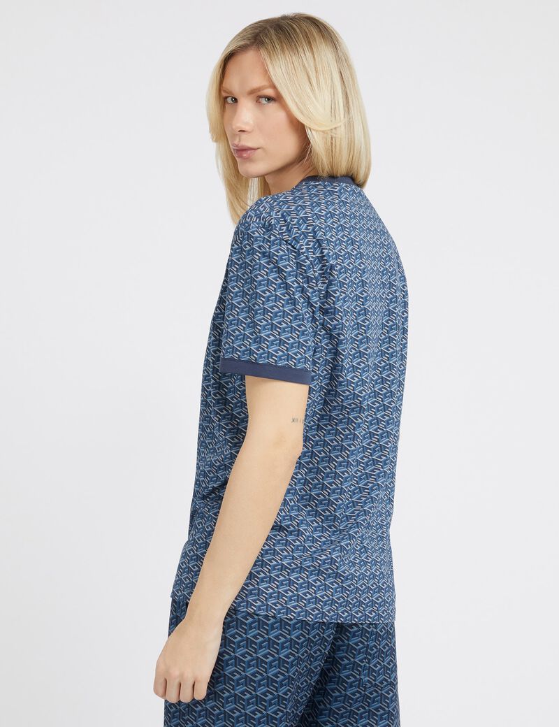 All Over G Cube Logo T-Shirt