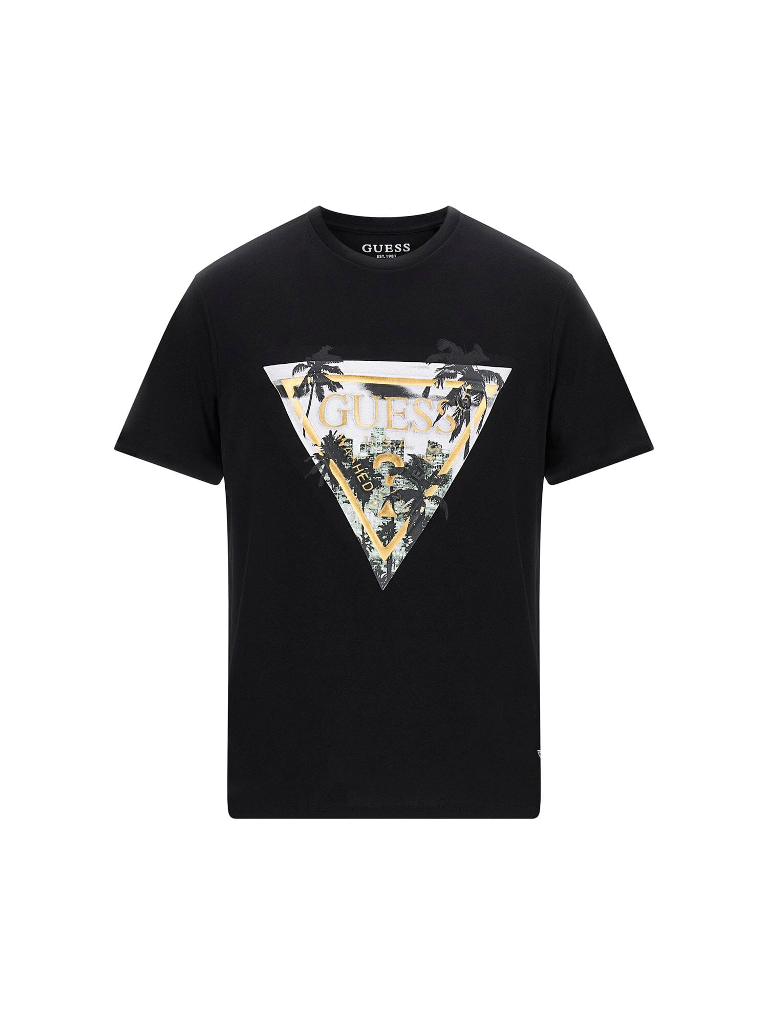 Guess t shirt gold on sale