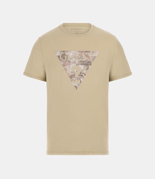 Triangle Logo Stretch T-Shirt