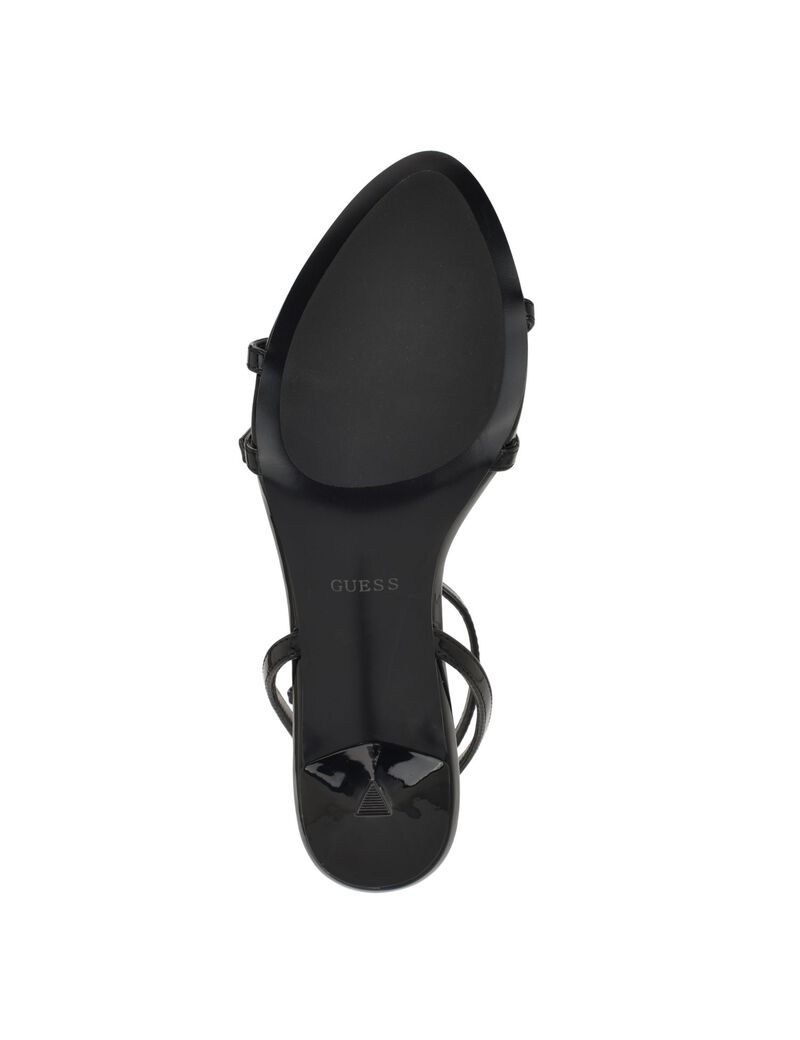 Strappy open toe G hardware dress sandal