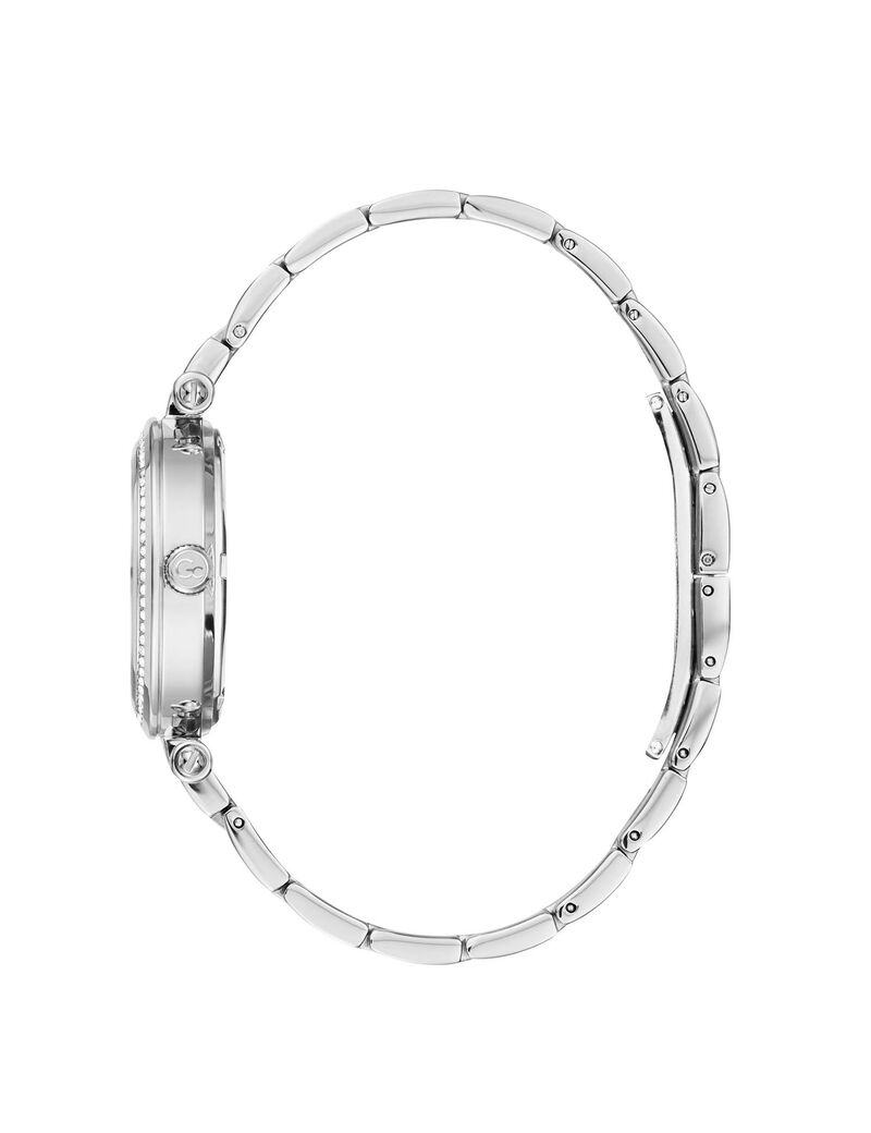 Gc Silver And Crystal Watch