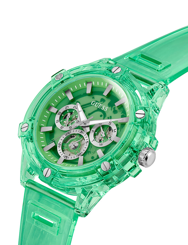 Mens Eco-Friendly Green Multi-function Watch