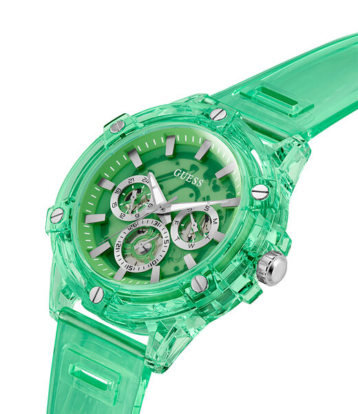 Mens Eco-Friendly Green Multi-function Watch