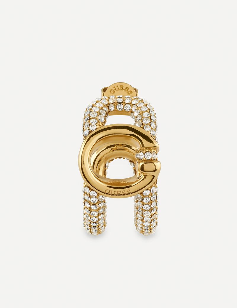 28mm G Logo Crystals Maxi Hoop