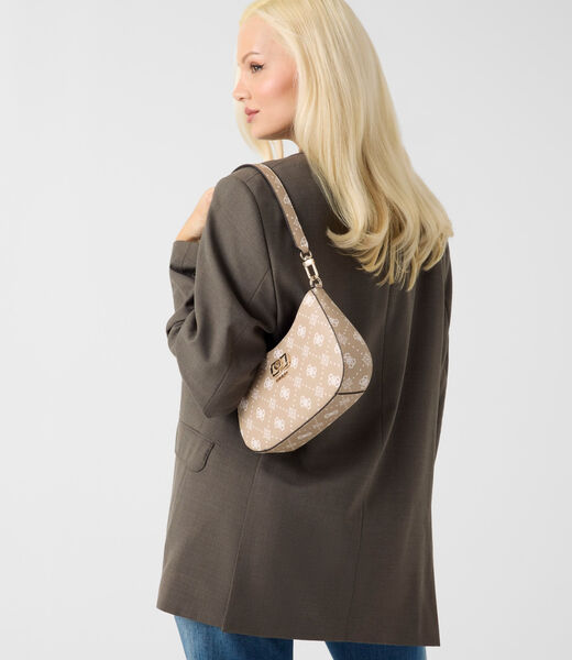 guess emelie logo shoulder  bag