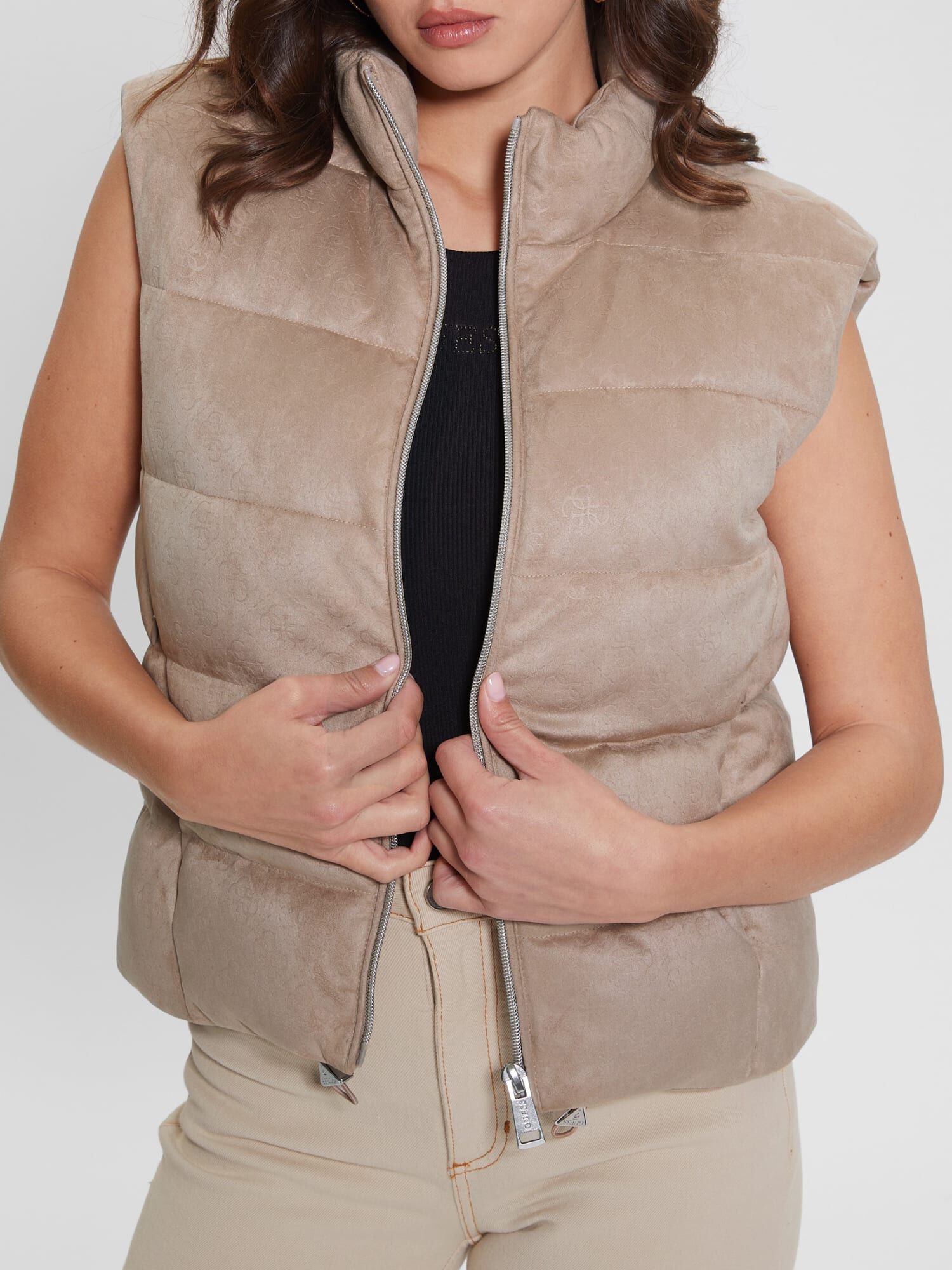 Guess vest deals womens