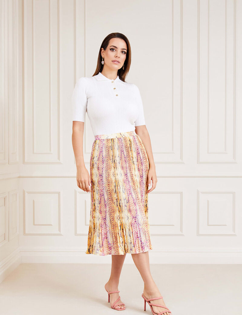 Marciano All Over Print Skirt