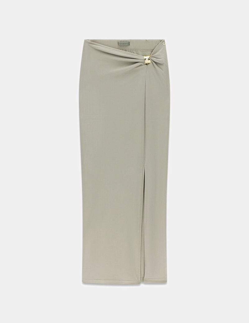 Draped pencil skirt