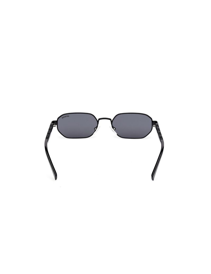 Geometric full rim sunglasses