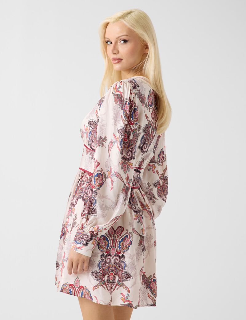 guess printed mini dress