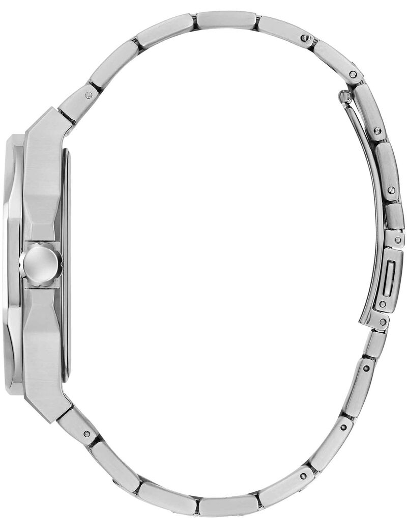 Silver-tone and Blue Watch