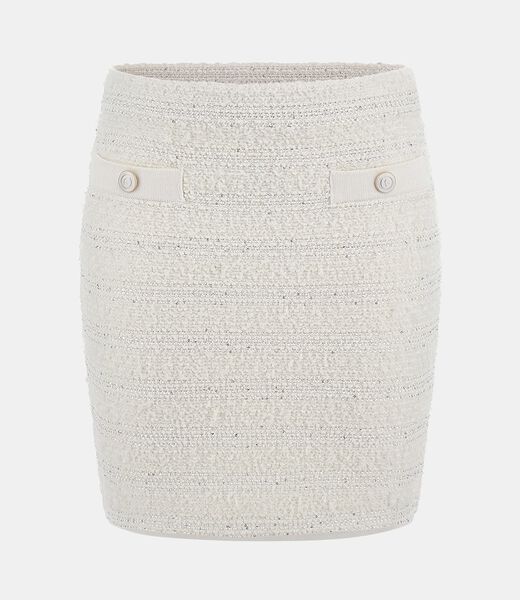 Marciano bouclé mini skirt