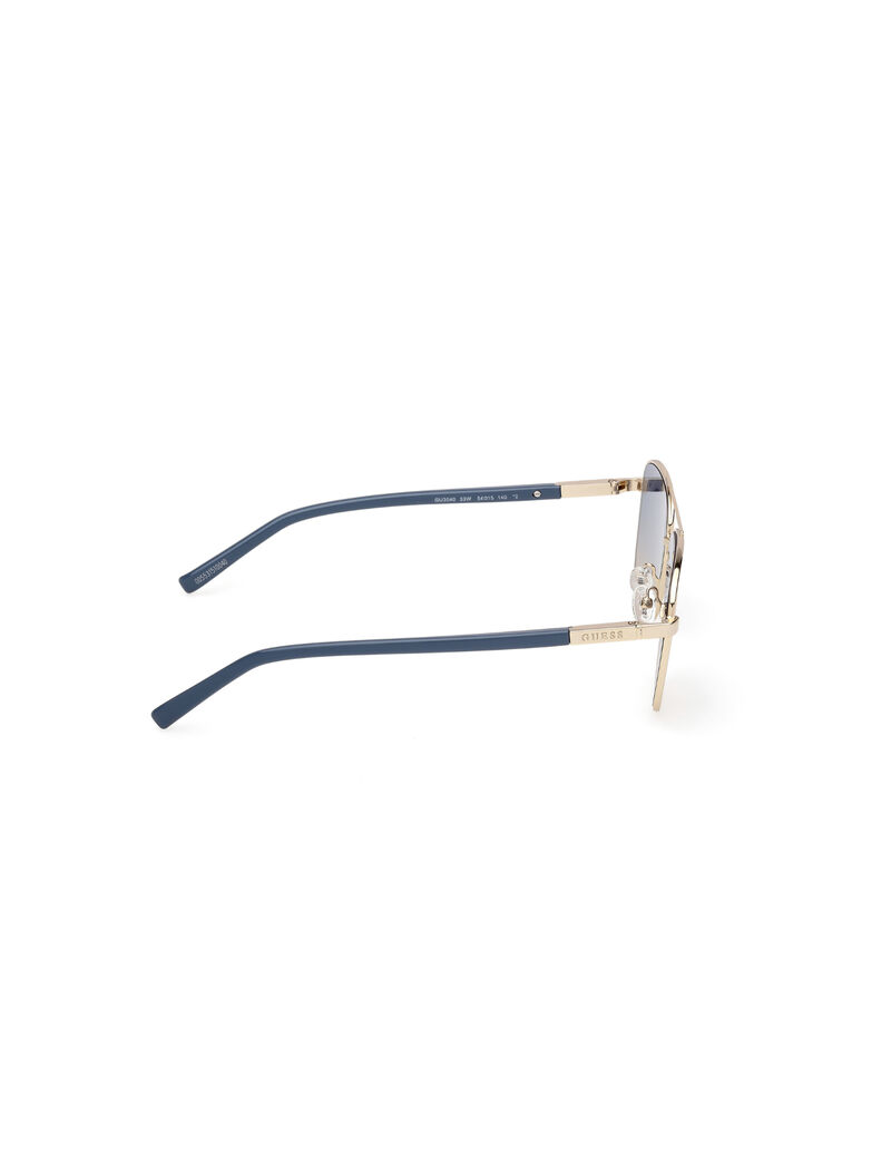 جيس square metal sunglasses