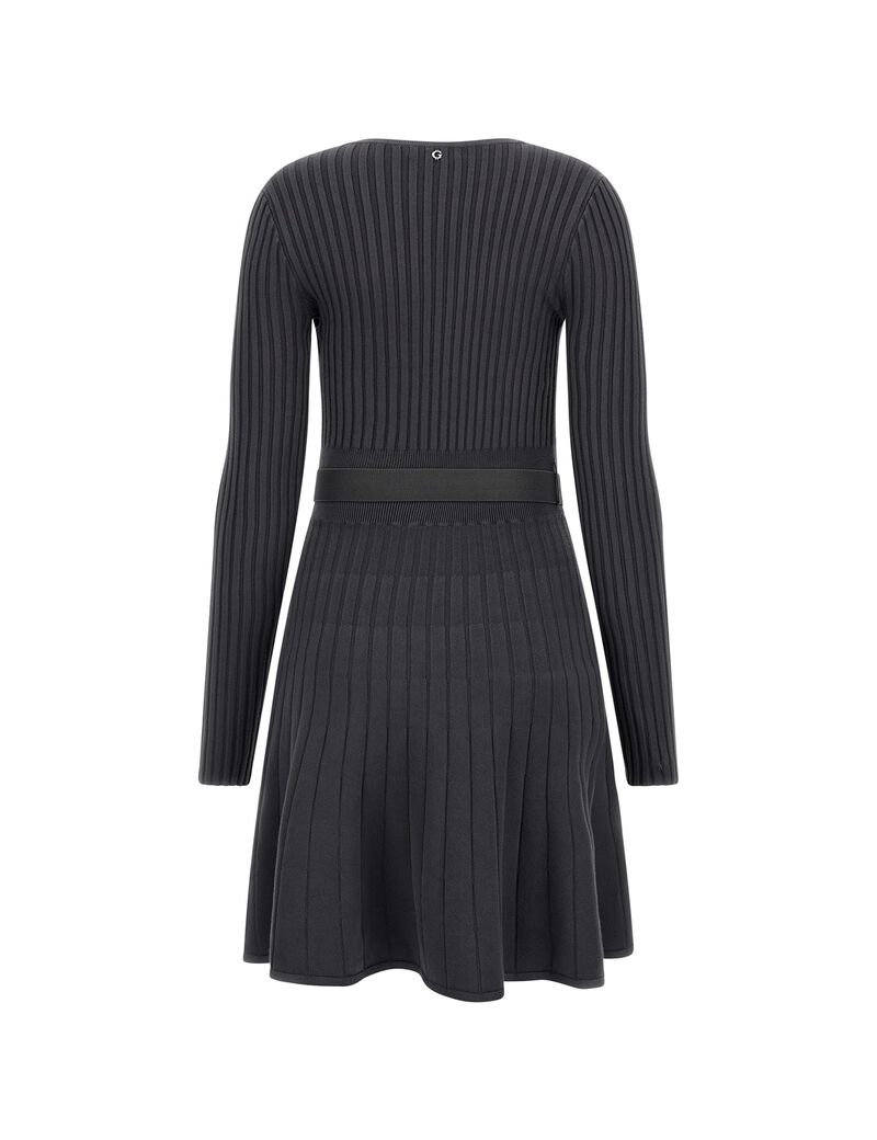 Long-Sleeve Knit Dress