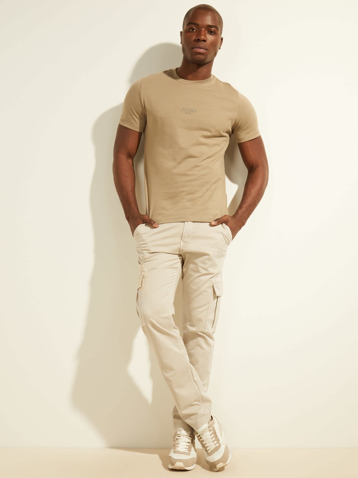 Slim fit cargo pants sales