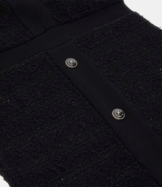 Marciano bouclé mini sweater dress