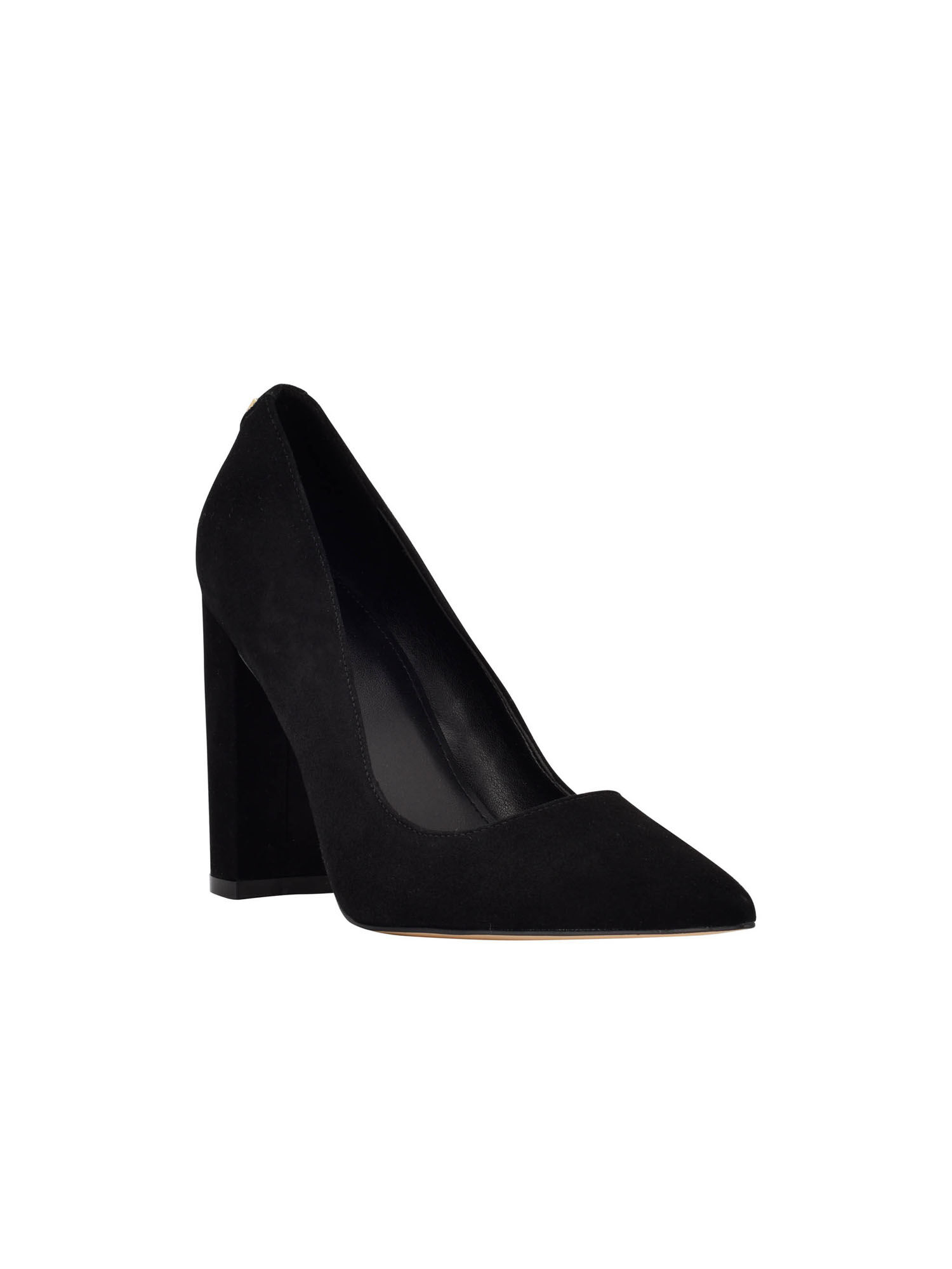 Shop GUESS Online Block Heel Pointy Toe Pump