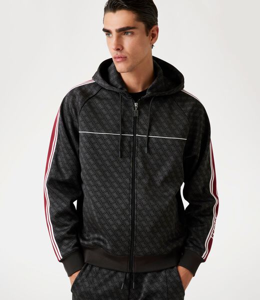 4G logo full-zip sweatshirt