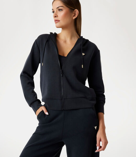 Full zip scuba hoodie