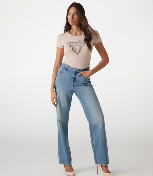 Animalier triangle logo T-shirt