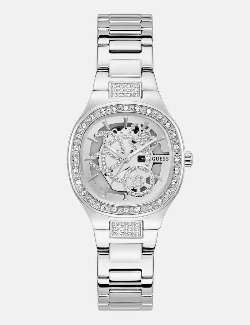 Ladies Silver Tone Analog Watch