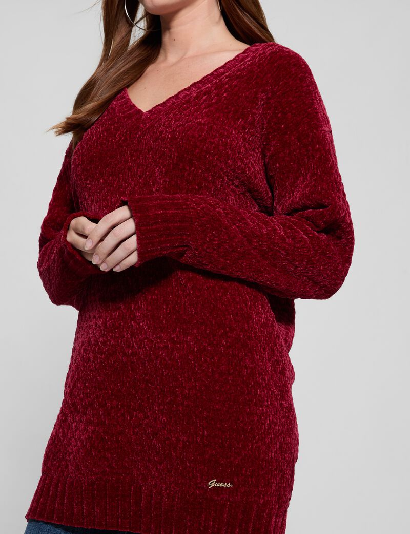 Chenille relaxed fit sweater