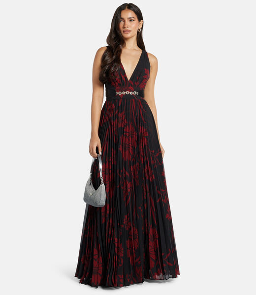 Nouveau floral maxi dress