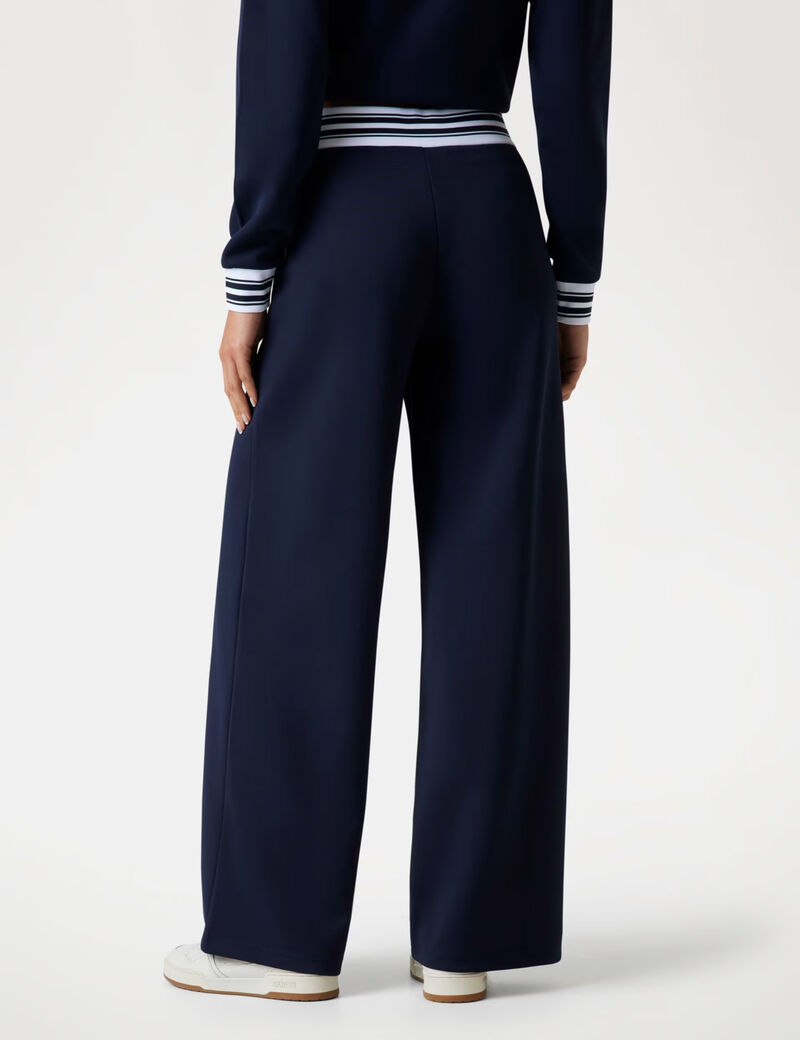 Wide-leg sweatpants