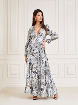 Marciano All Over Print Maxi Dress