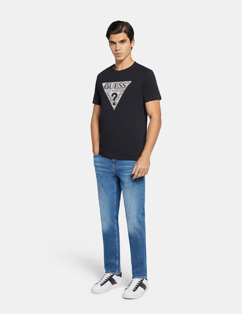 Triangle Logo Stretch T-Shirt
