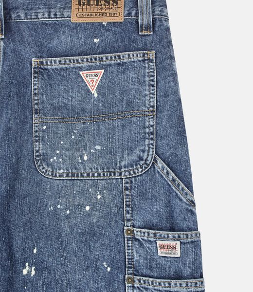 Carpenter denim shorts