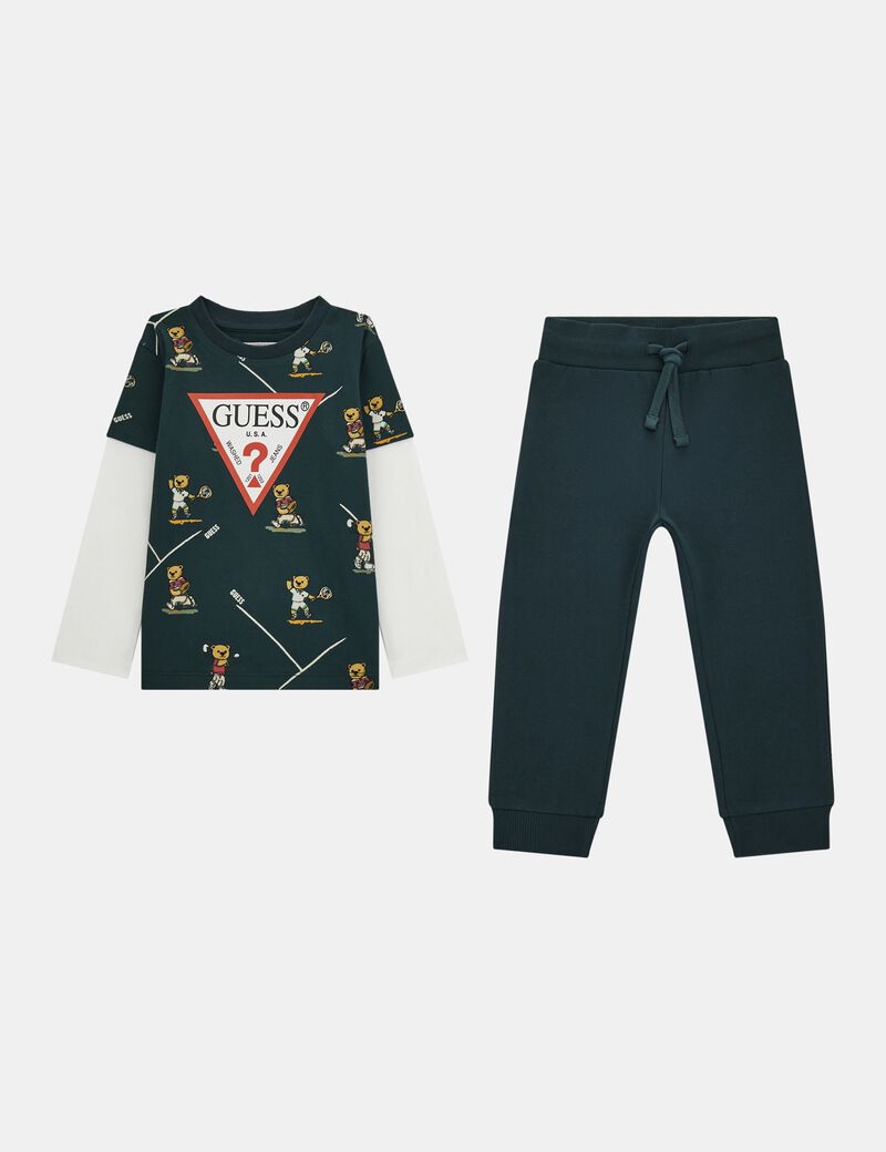 All Over Print T-Shirt And Pant Set