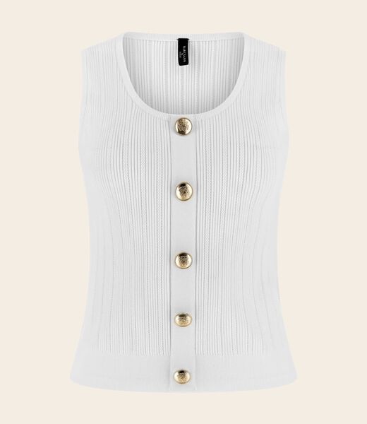 Marciano jewel buttons sweater vest
