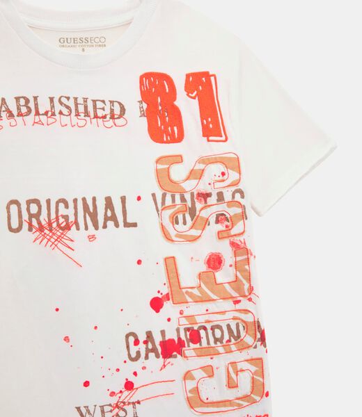 Logo embroidery t-shirt