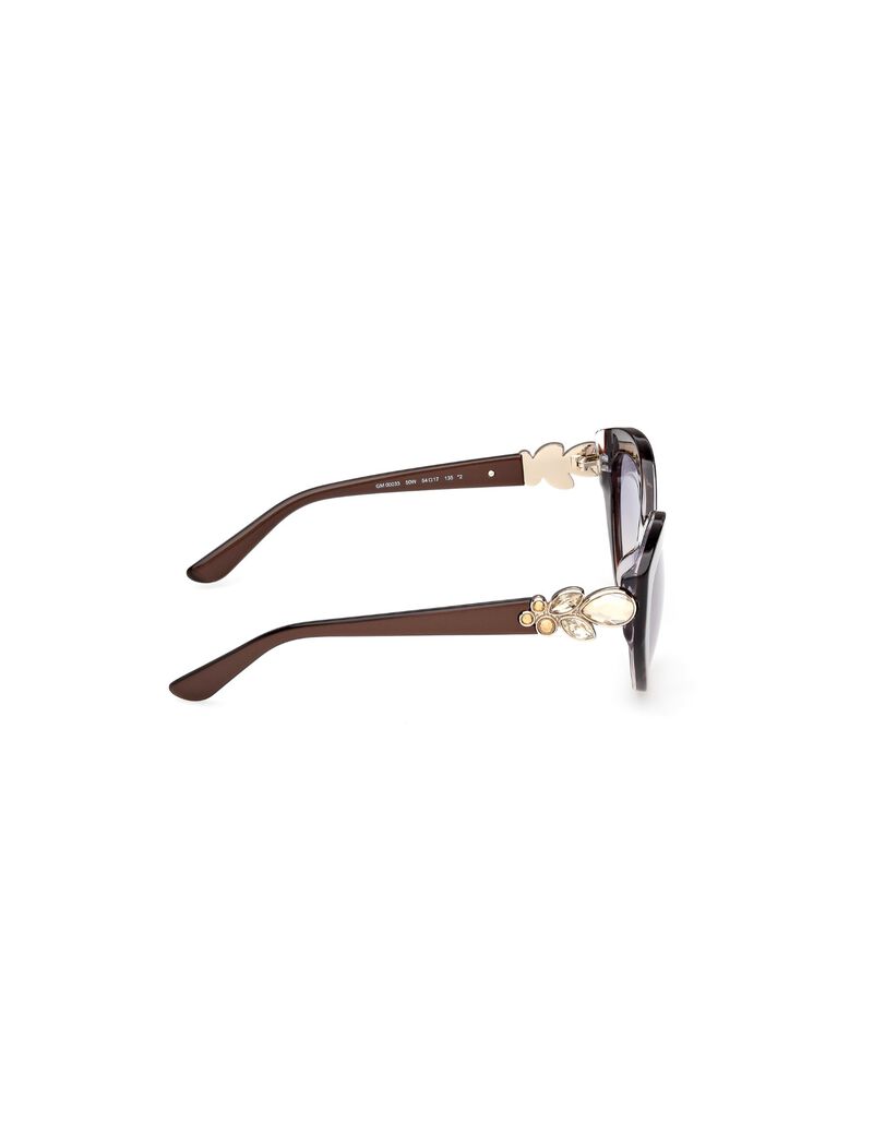 Cat-eye plastic sunglasses