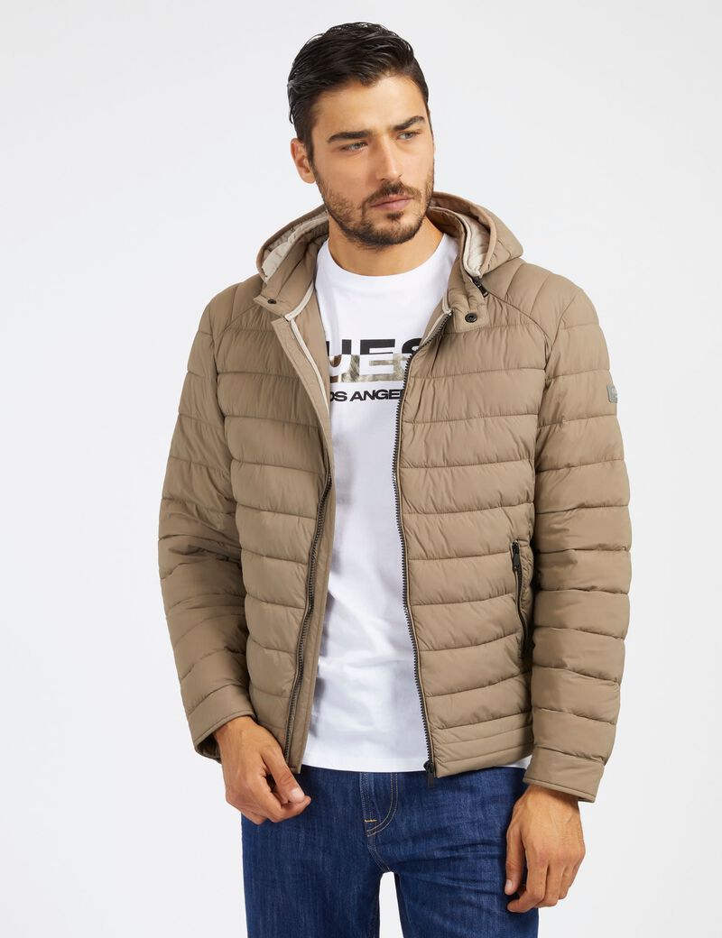 Super Stretch Nylon Puffer Jacket