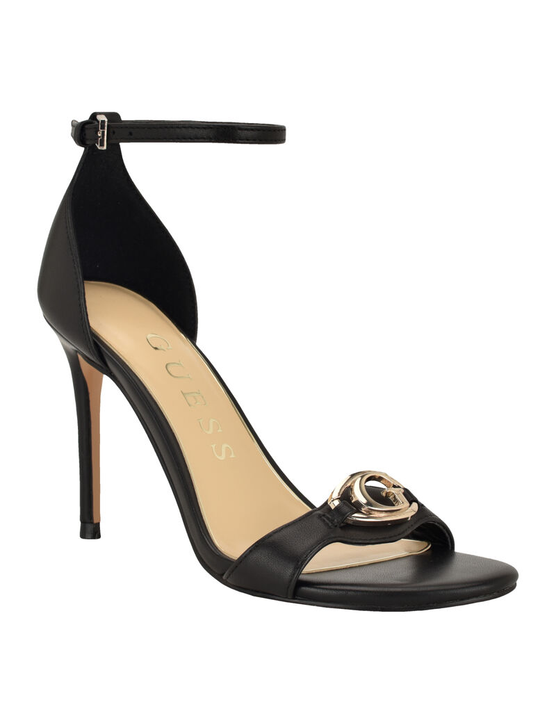 Kabrina Open Toe Ankle Strap Stiletto Heel Sandals