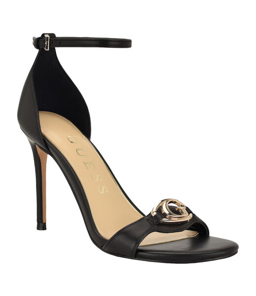 Kabrina Open Toe Ankle Strap Stiletto Heel Sandals