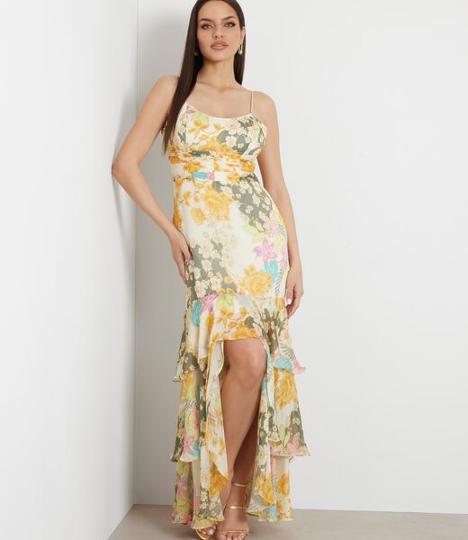 Floral print long dress