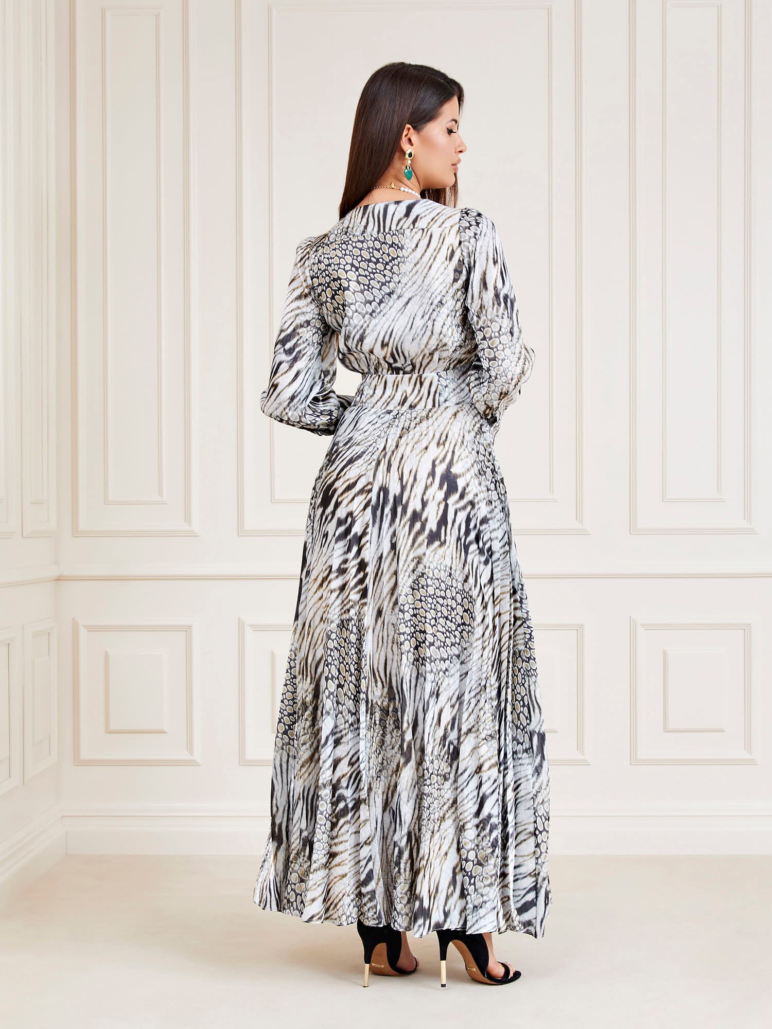 Shop GUESS Online Marciano All Over Print Maxi Dress