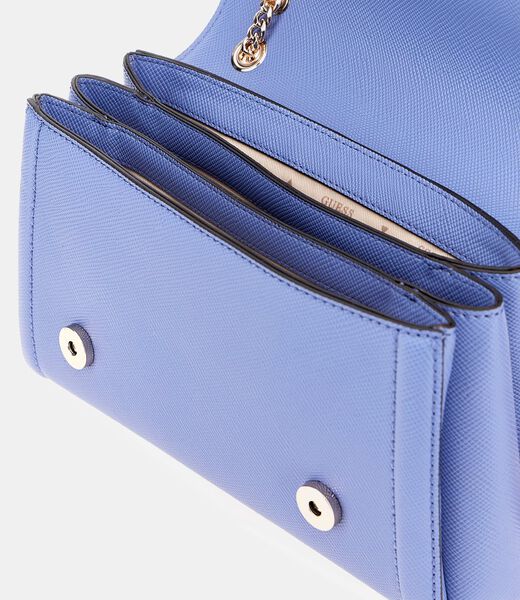 Noelle Saffiano Mini Crossbody Bag