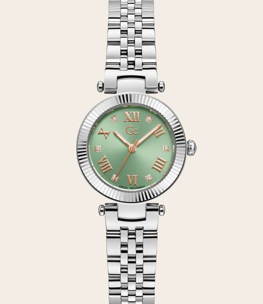 Gc steel analogue watch