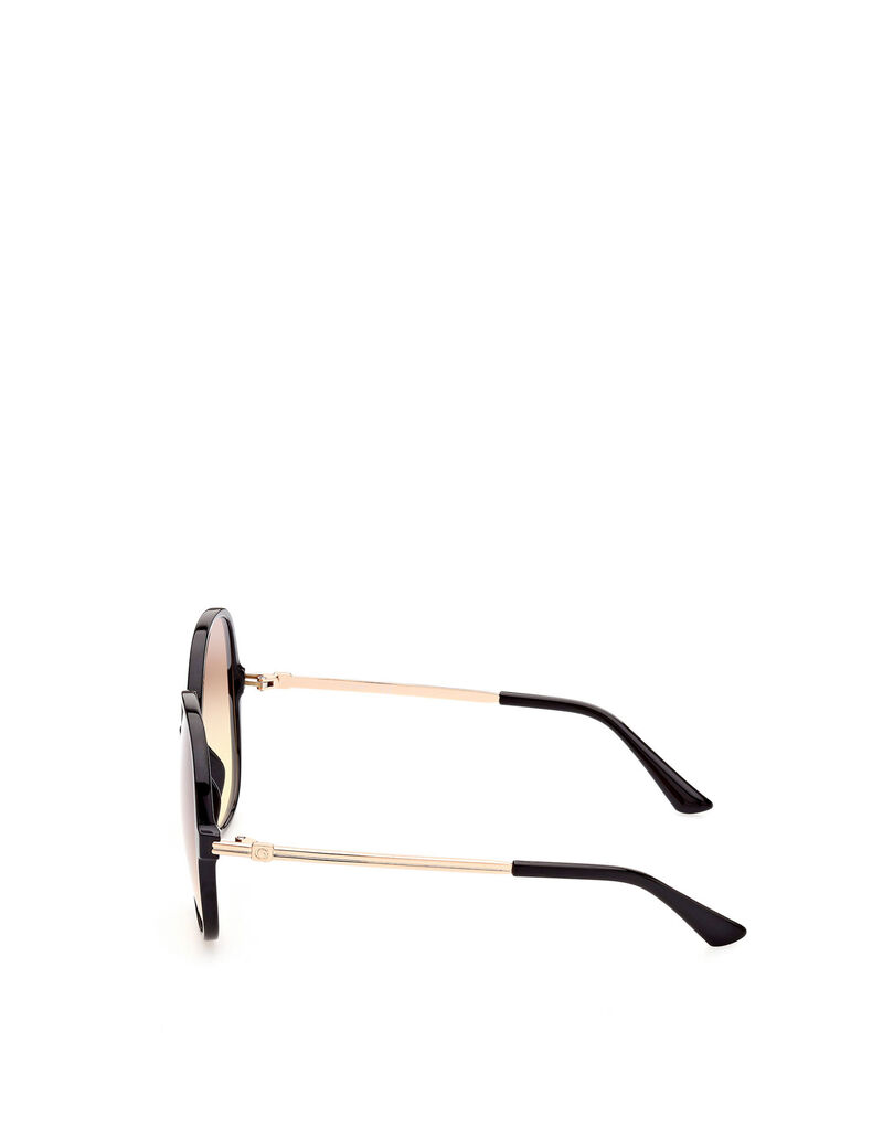 نظارة شمسية بعدسات مربعة كبيرة