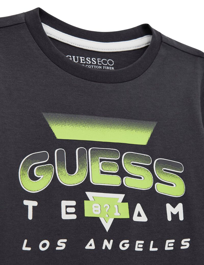 Front logo print t-shirt