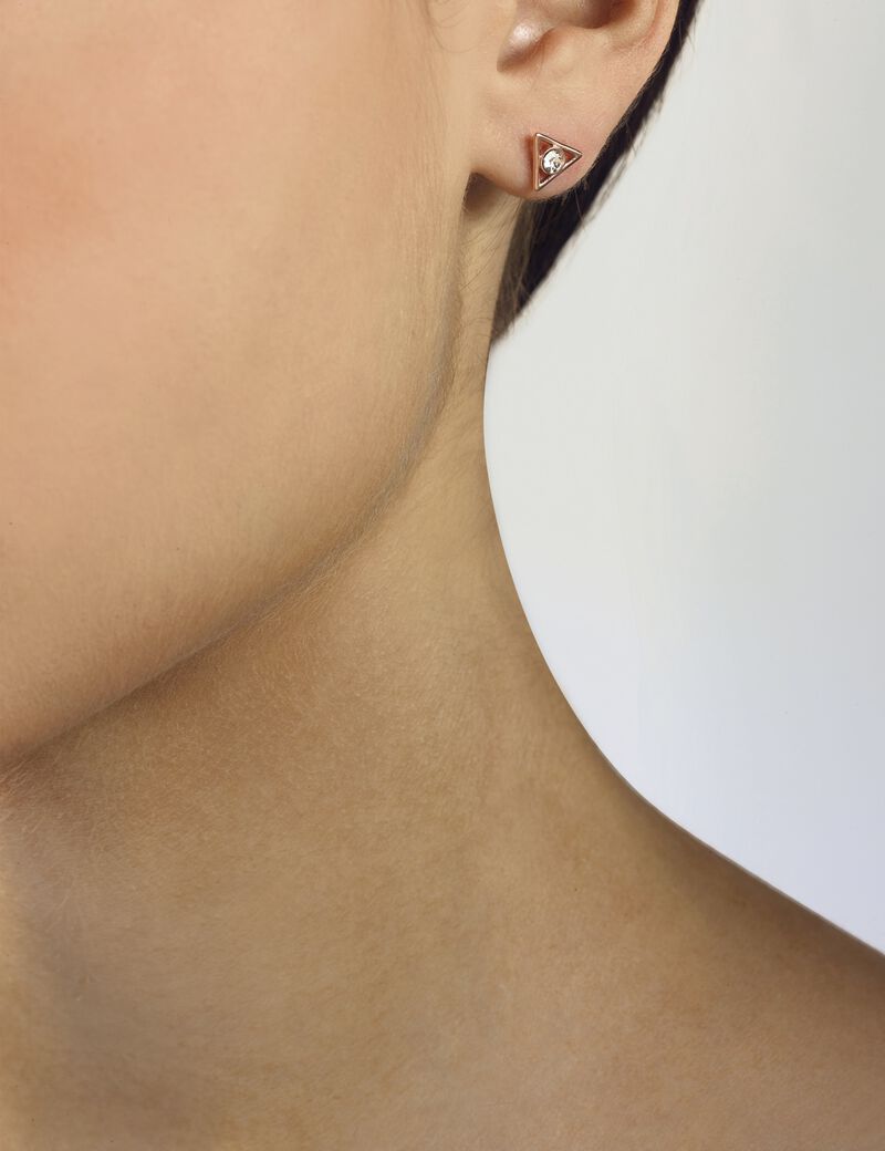 Rose Gold Stud Earrings