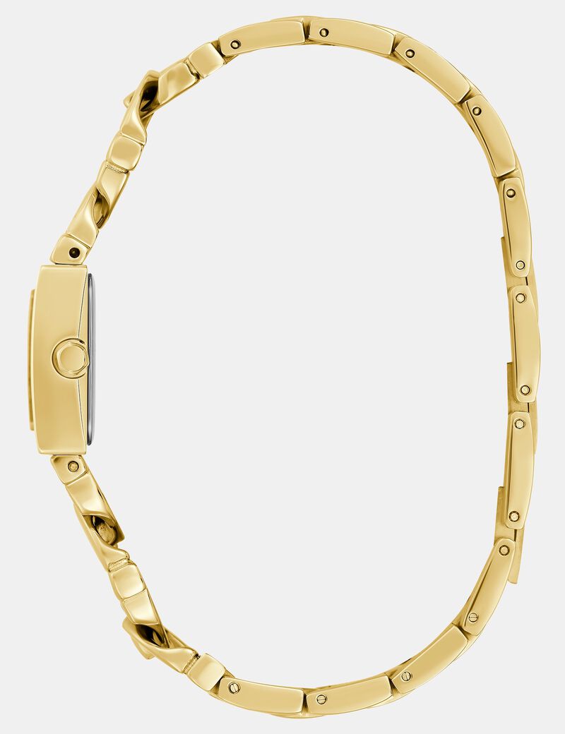 Analogue watch with chain detail