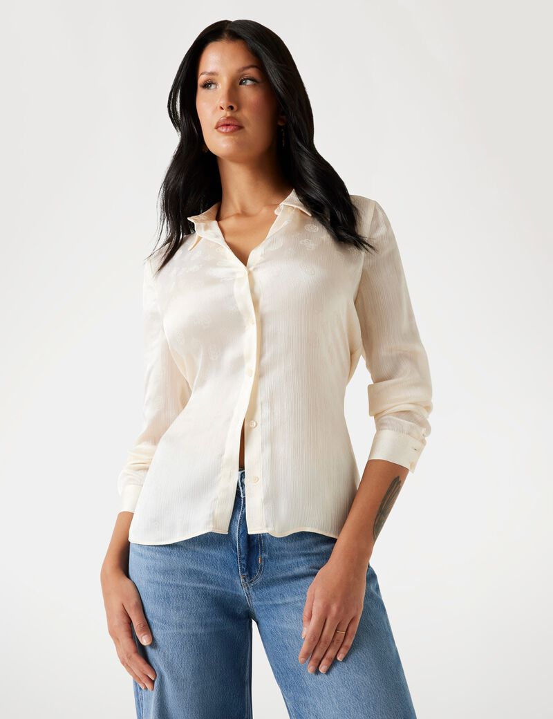 4G and peony logo shirt