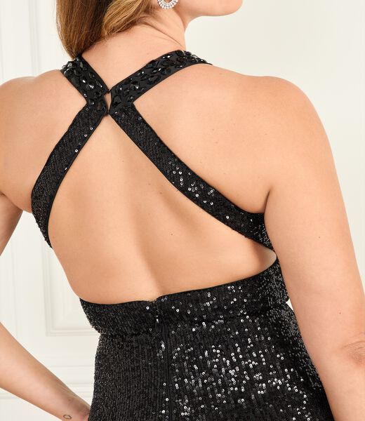 Marciano sequined evening gown